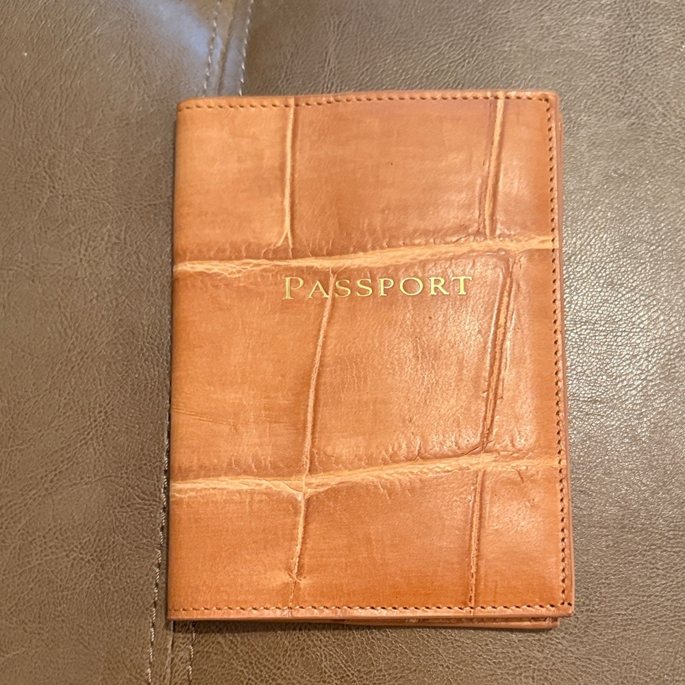 Dooney & Bourke Tan Passport Holder